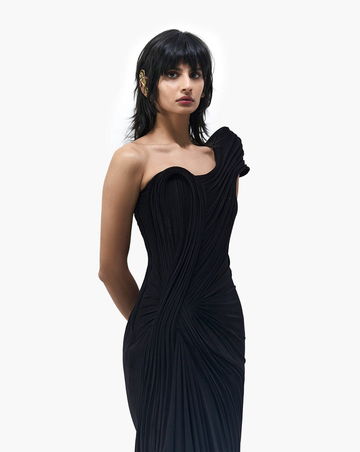 The Sculpted Jersey Gown