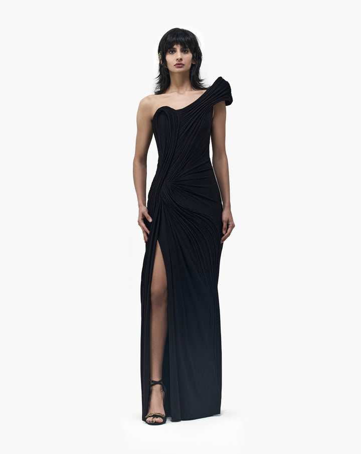 The Sculpted Jersey Gown