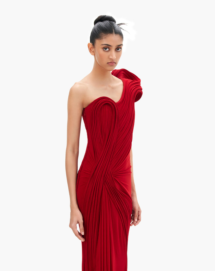 The Sculpted Jersey Gown