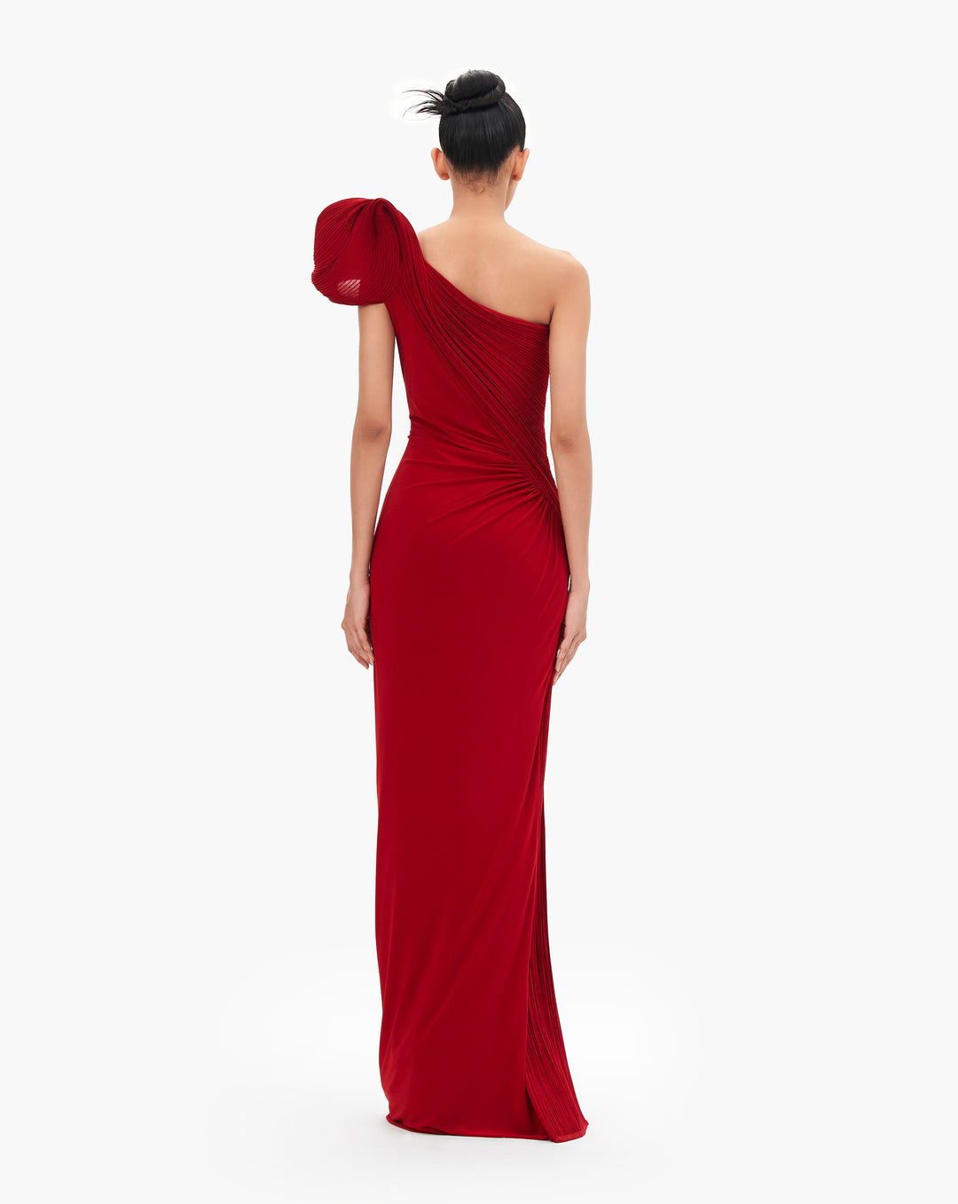 The Sculpted Jersey Gown