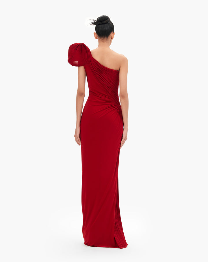 The Sculpted Jersey Gown
