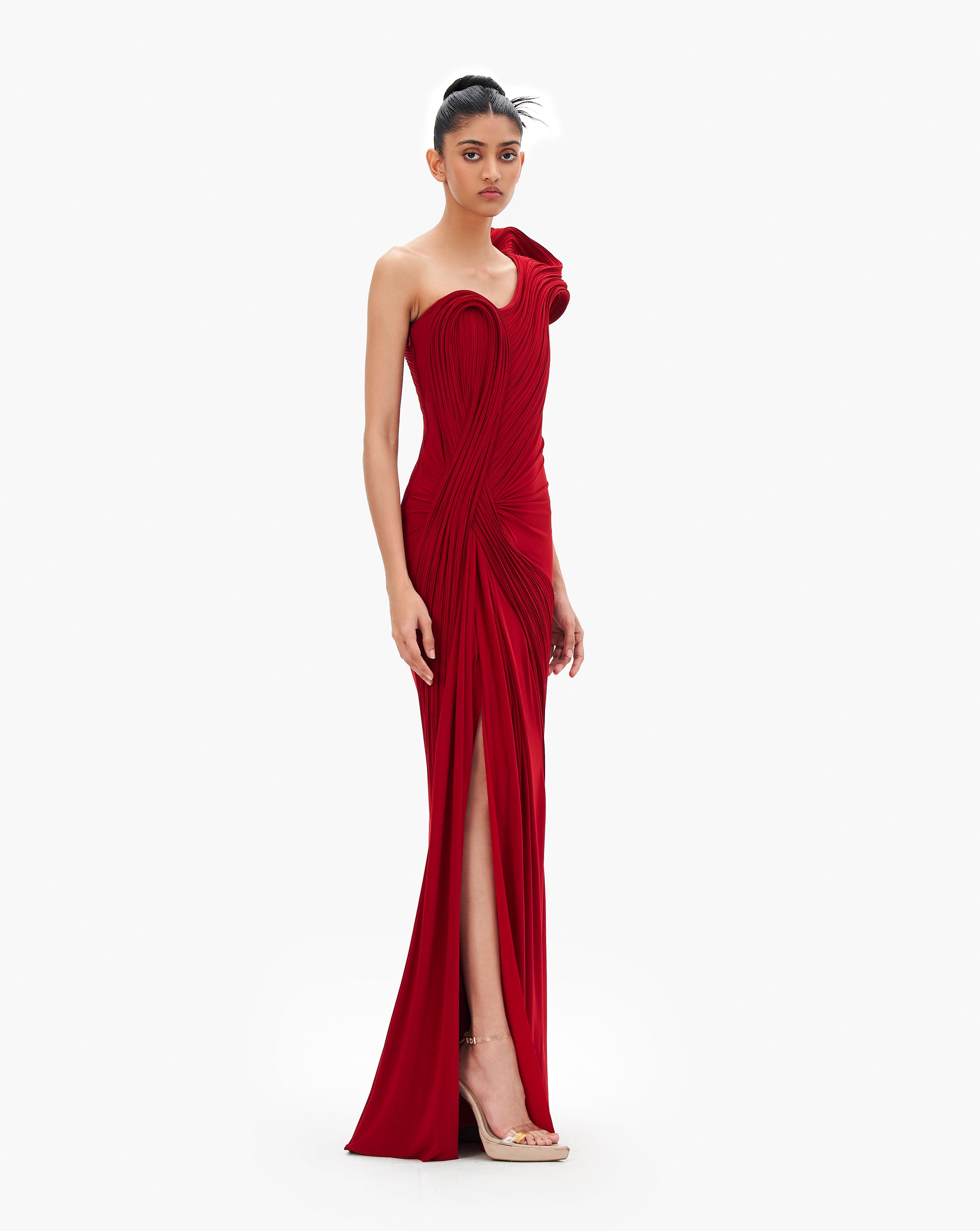 The Sculpted Jersey Gown