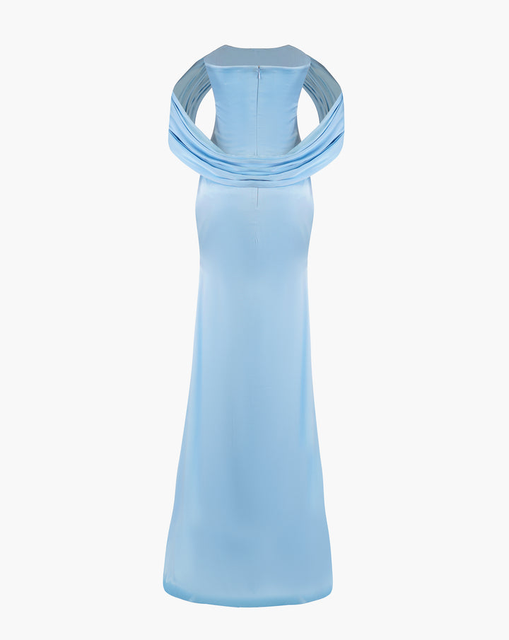 The Nephele Corseted Draped Gown