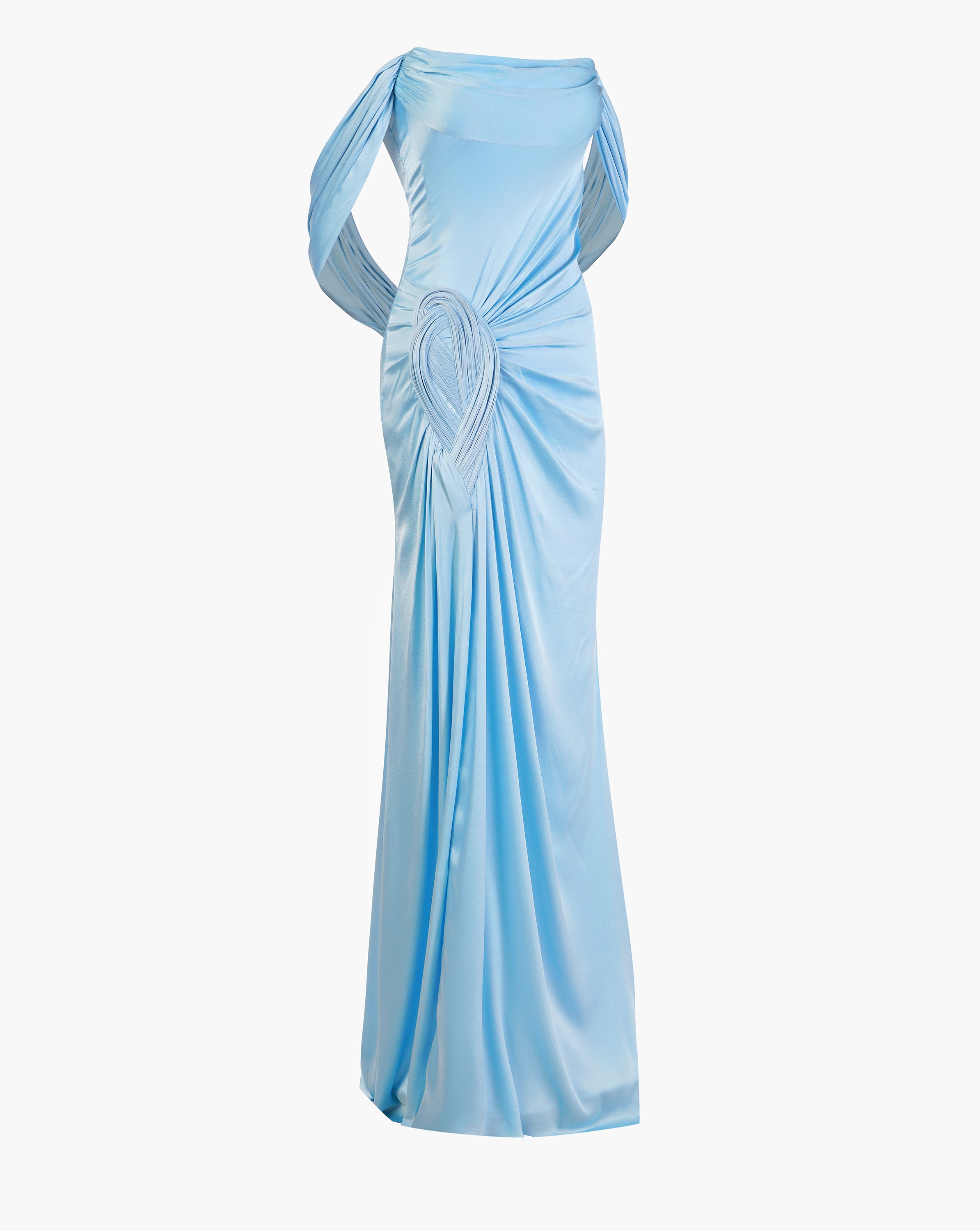 The Nephele Corseted Draped Gown