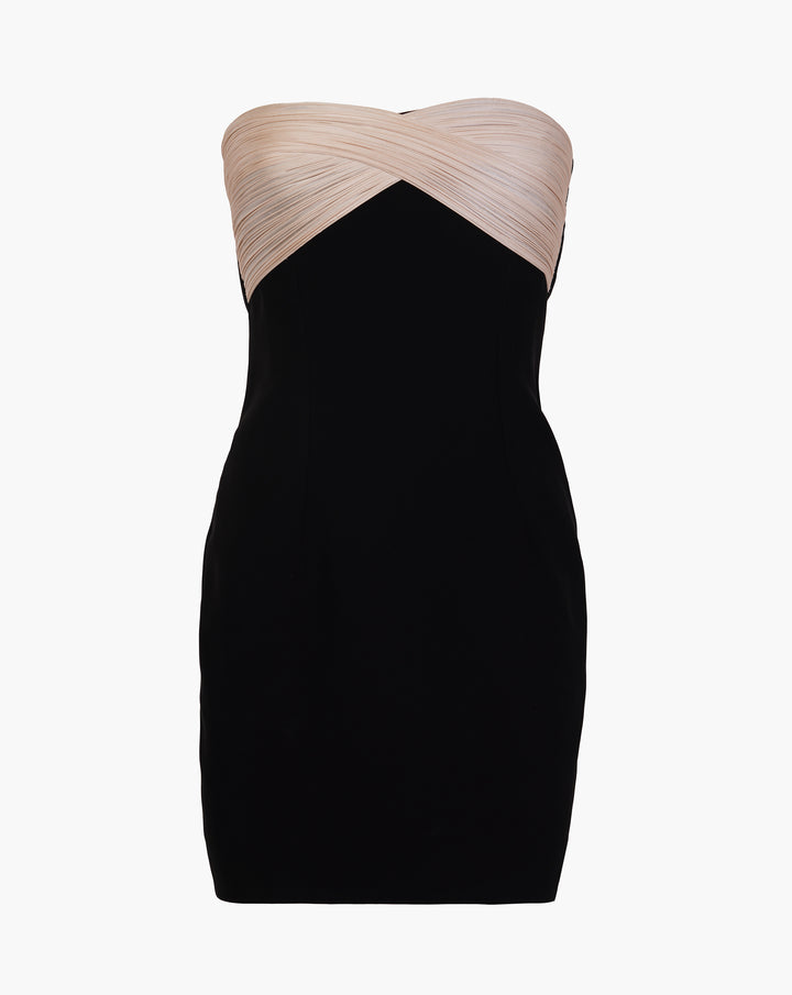 The Monochromatic Armor Short Dress