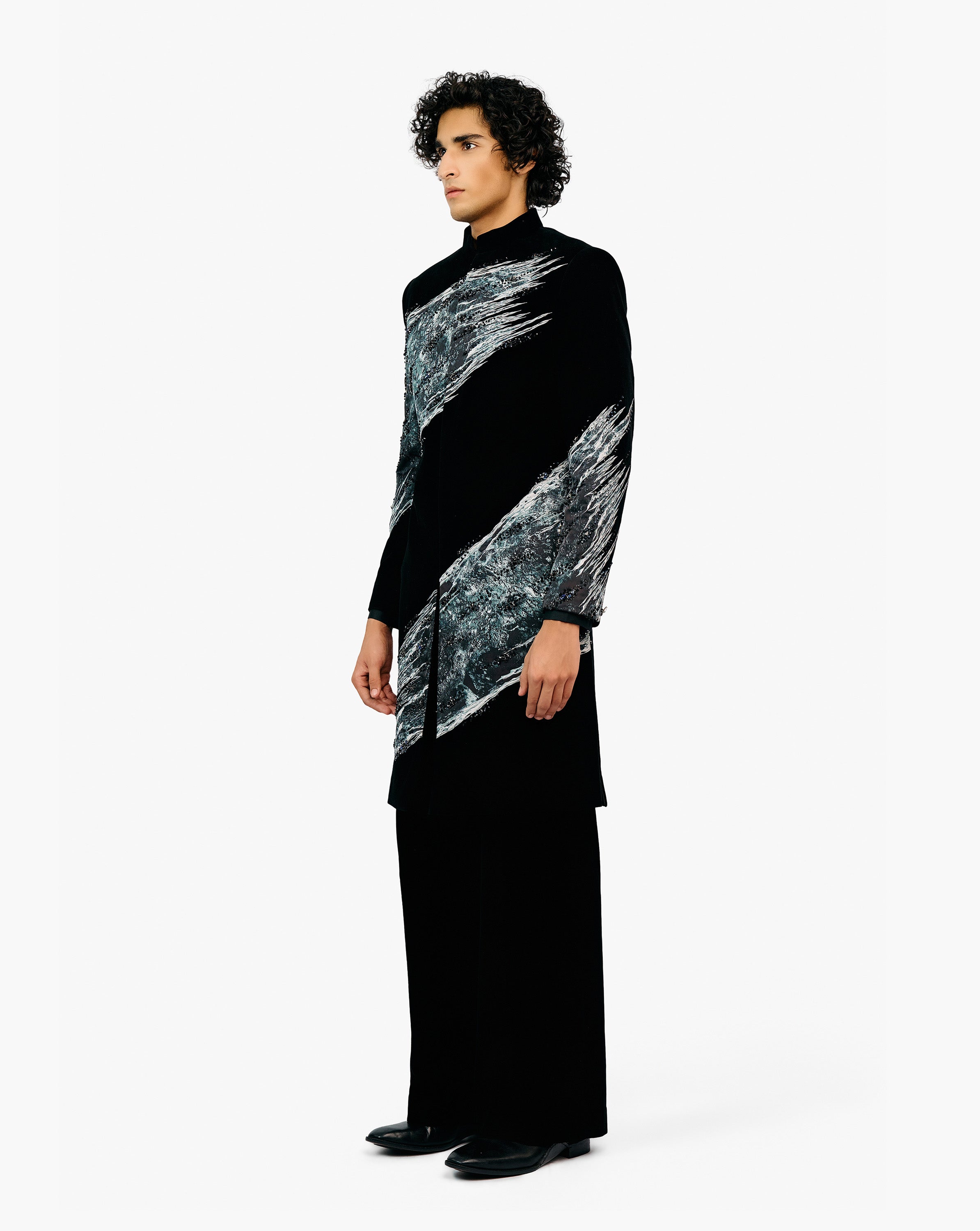 Appliqué Meteor Long Jacket