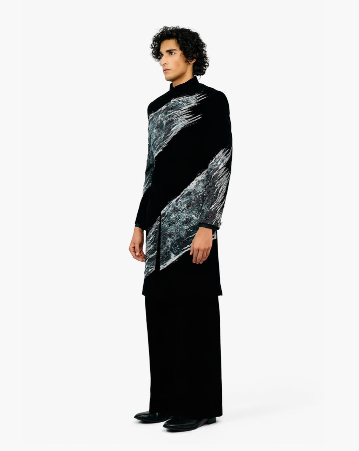 Appliqué Meteor Long Jacket