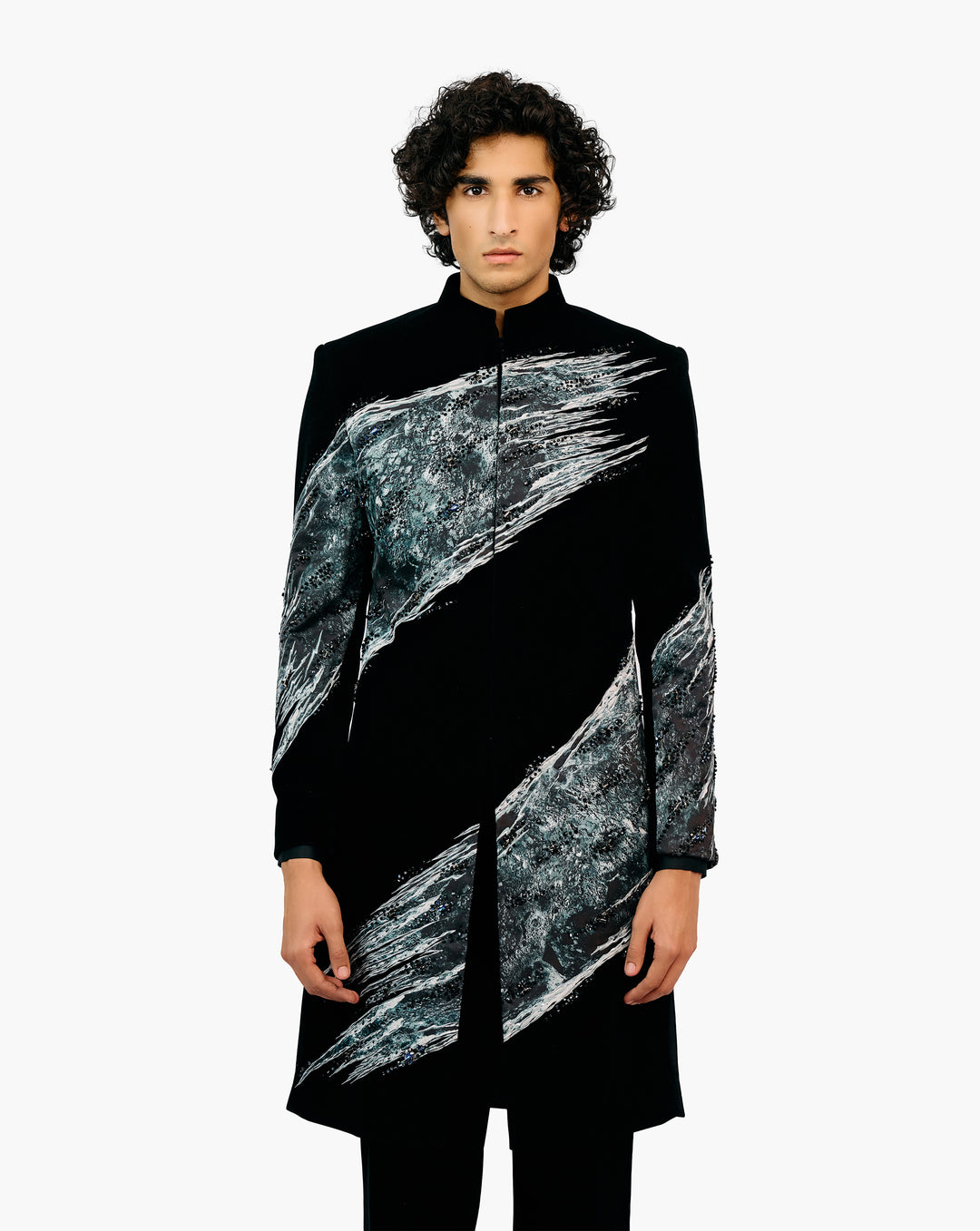 Appliqué Meteor Long Jacket