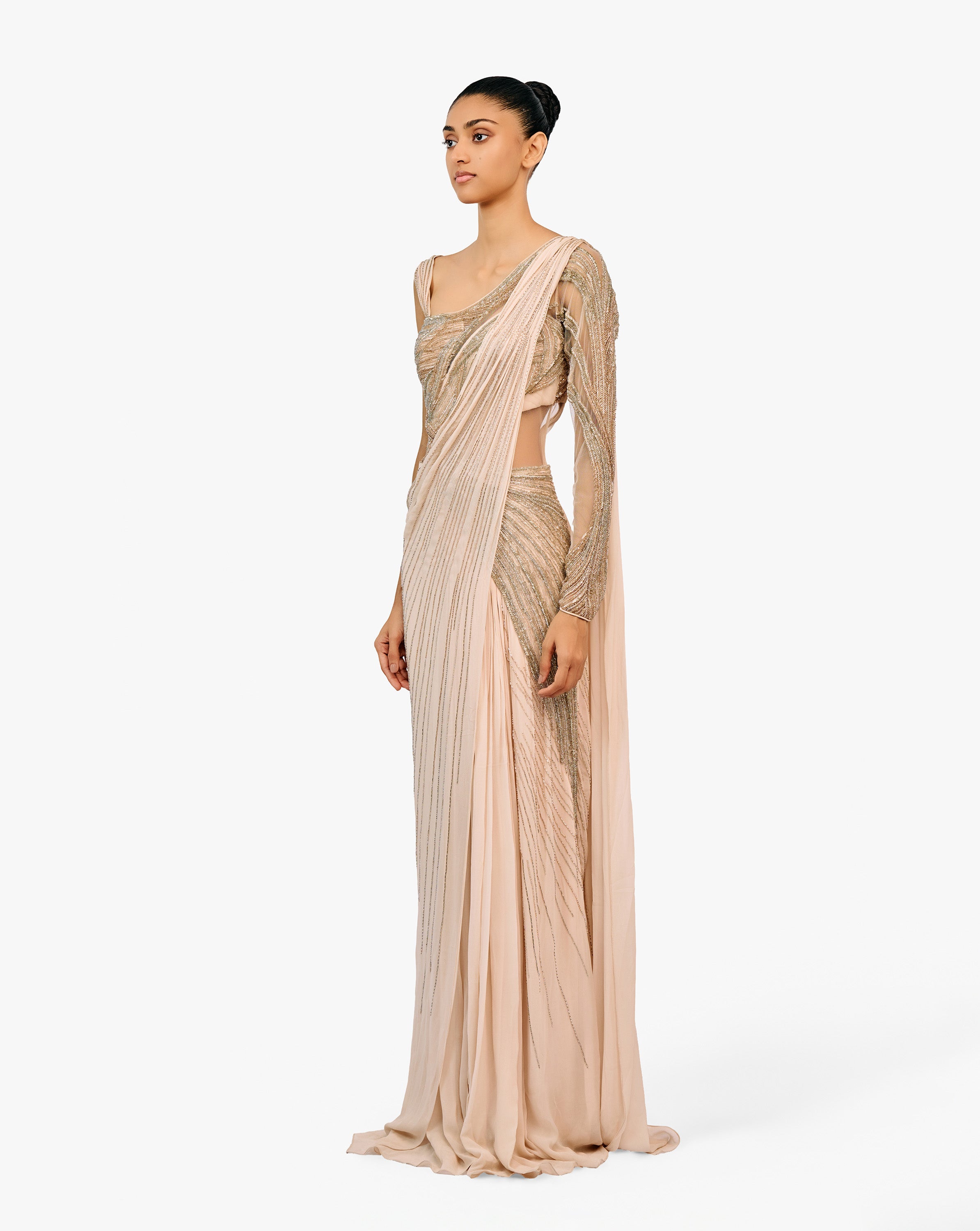 The Ecliptic Saree Gown