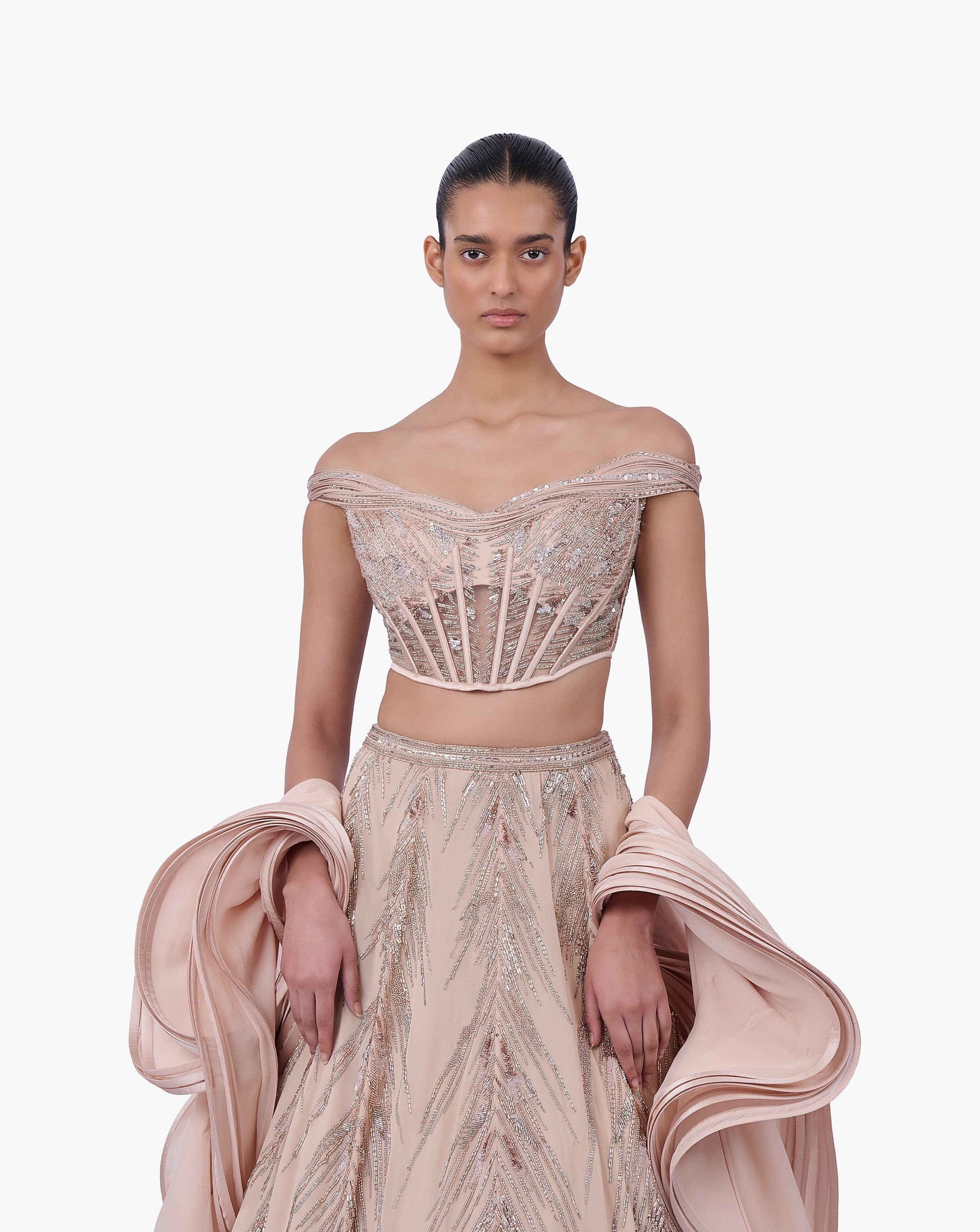 The Ethereal Crest Lehenga