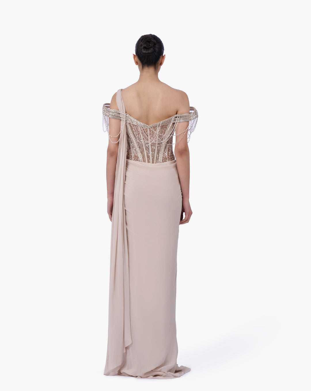 The Corset Bodice Saree Gown