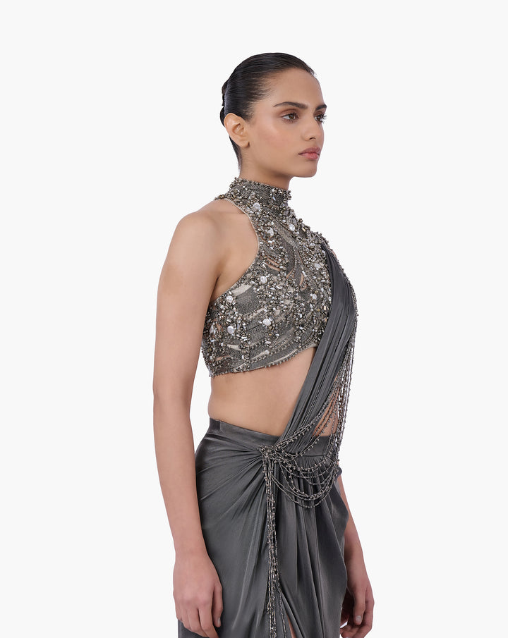 The Embellished Drape Saree