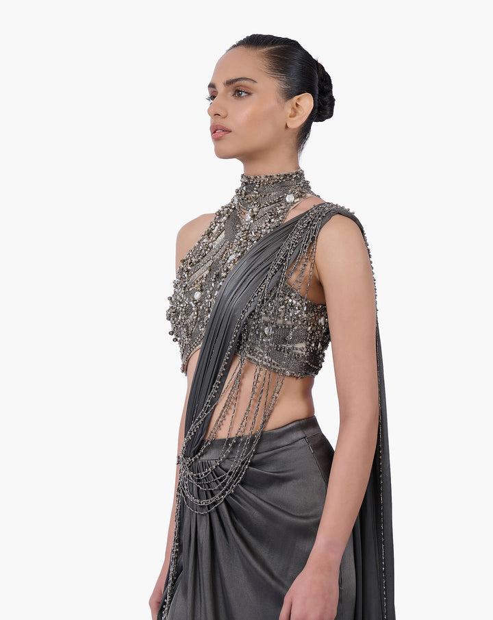 The Embellished Drape Saree