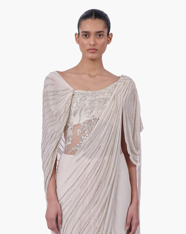 The Halo Drape Gown