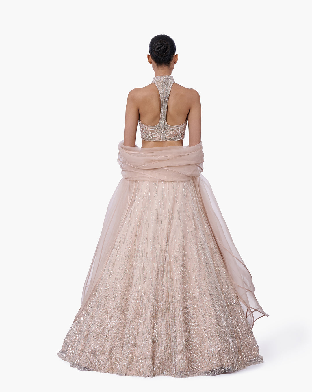 The Embellished Halter Lehenga