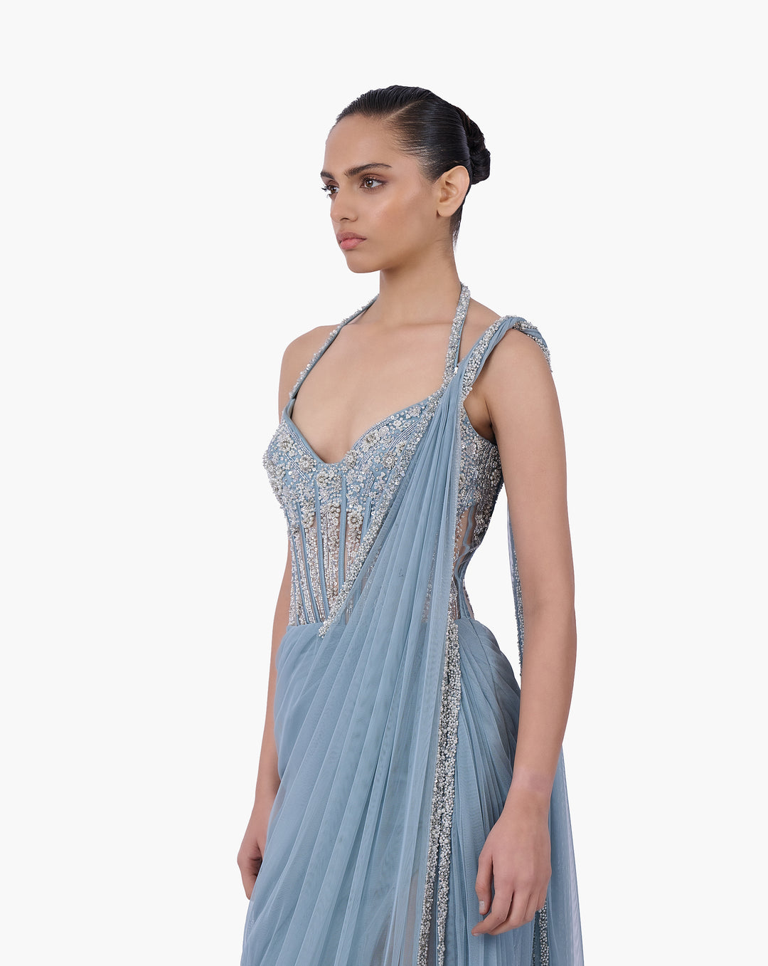 The Skydust Saree Gown