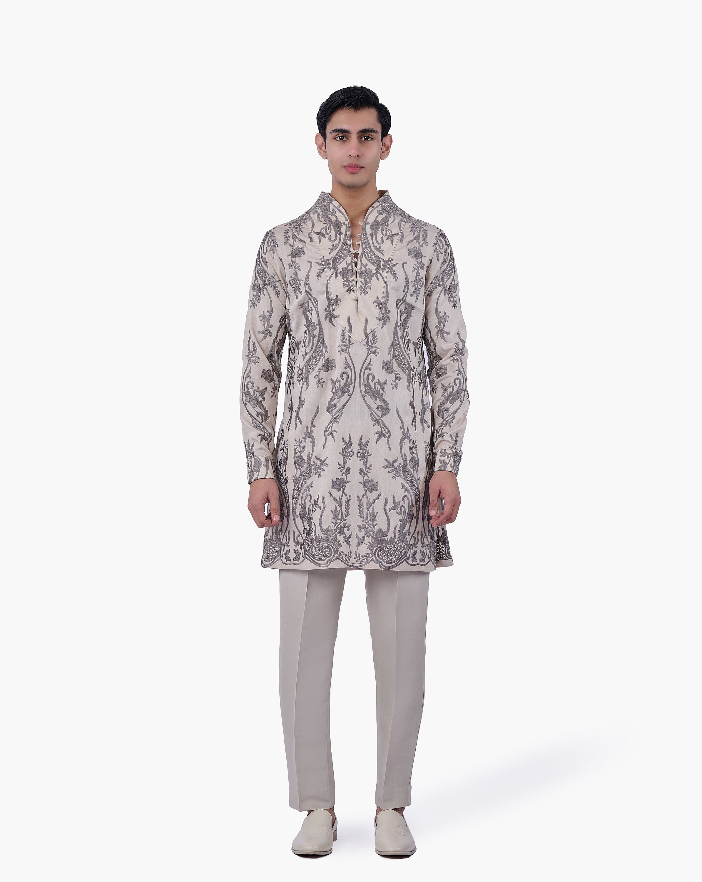 Silver Aureate Trousers