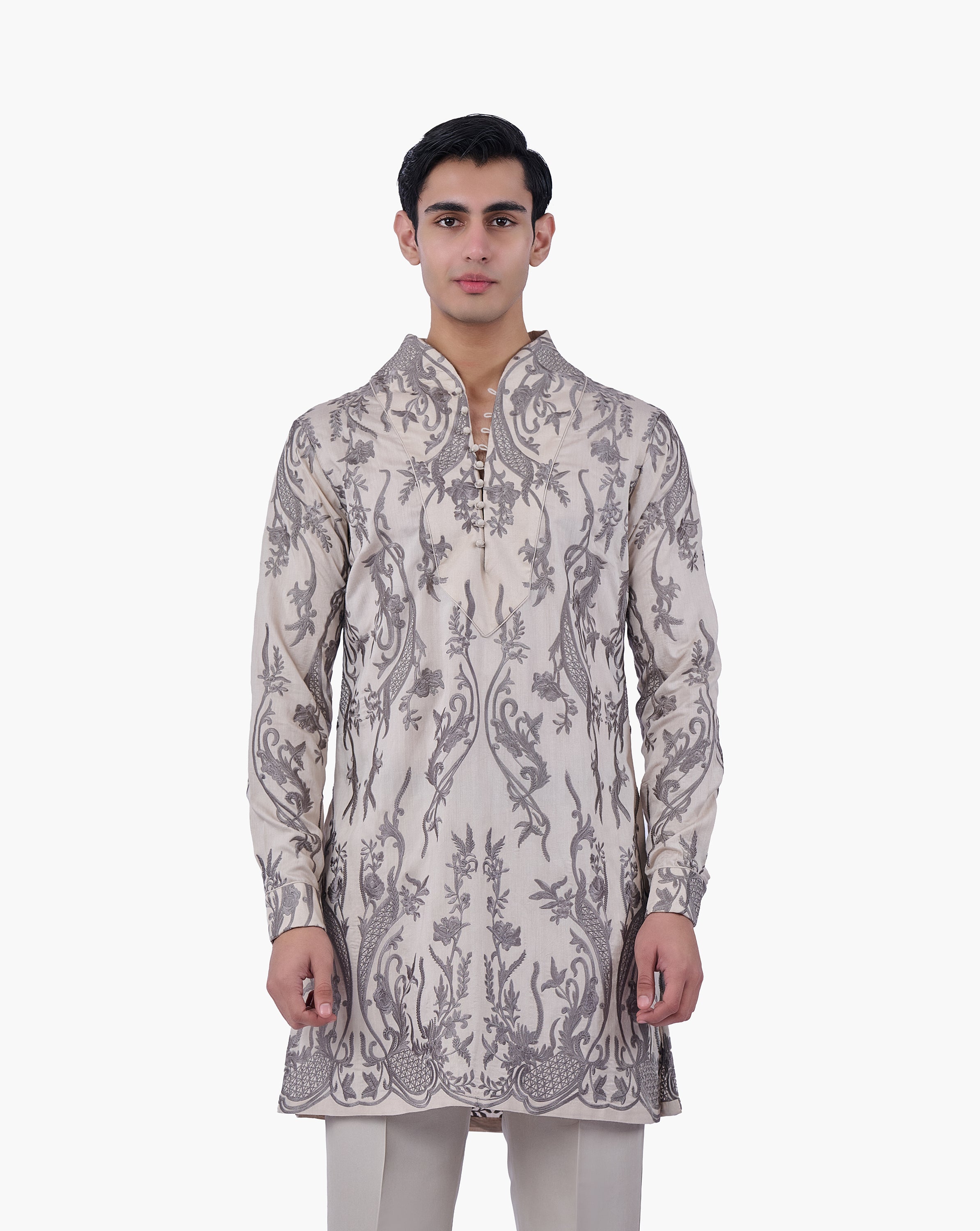 Silver Aureate Trousers