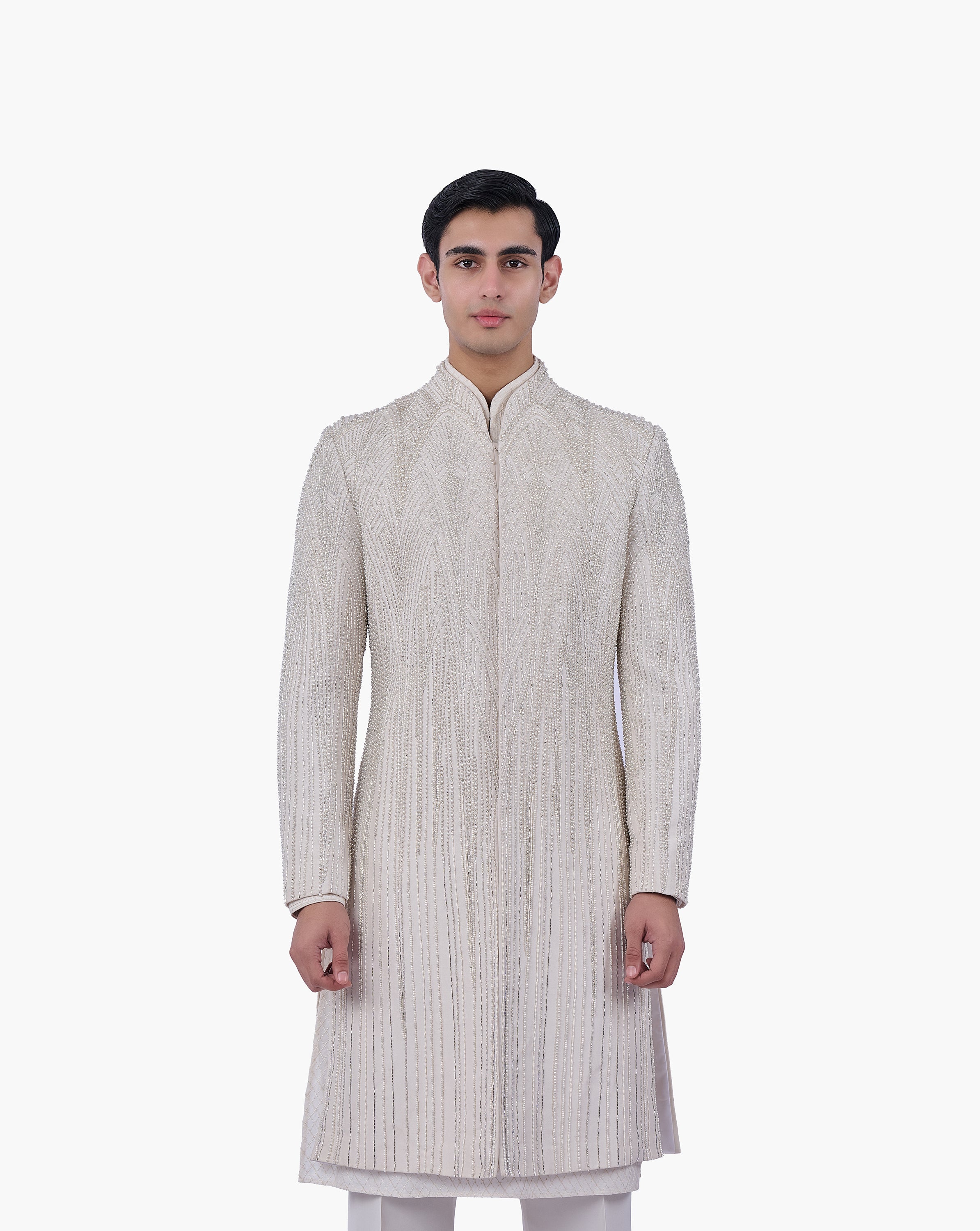 Pearl Architectural Line Sherwani