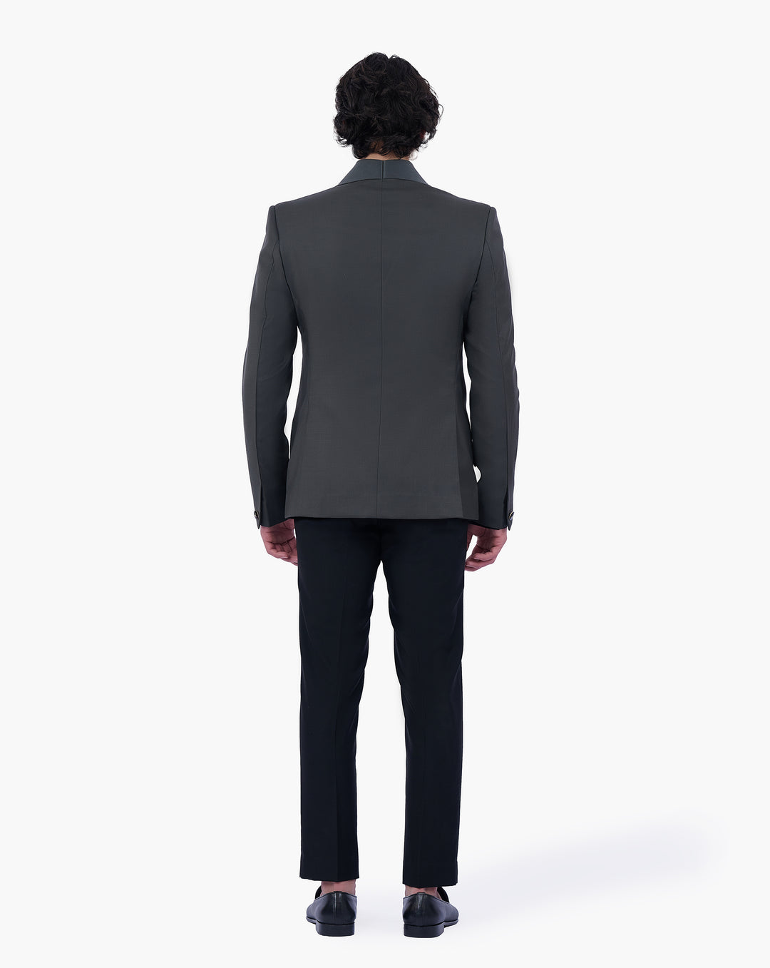 Celestial Night Green Bandhgala