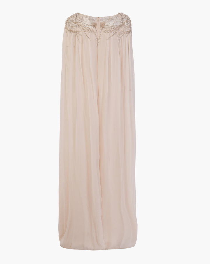 The Pearl White Waterfall Gown