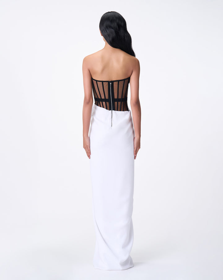 Dichrome Sculpted Corset Gown