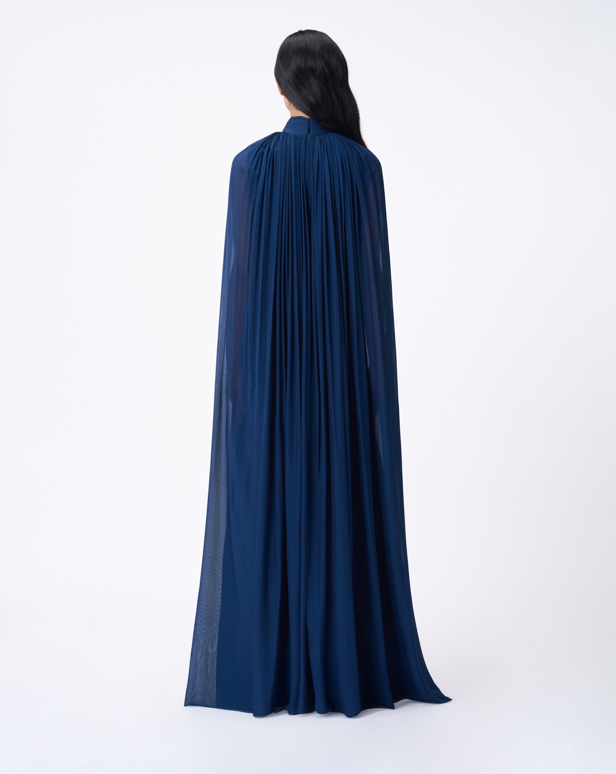 Midnight Sculpted Gown