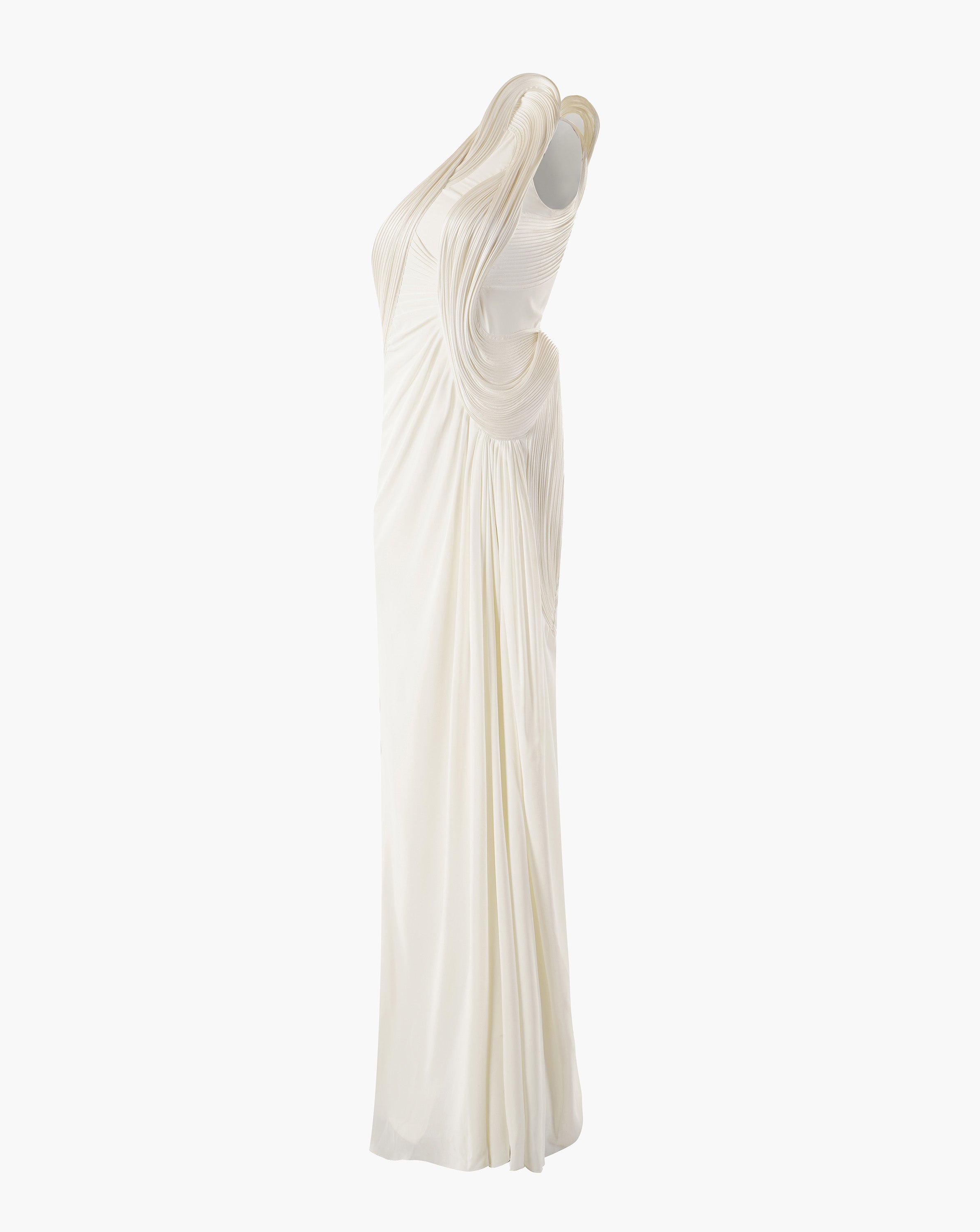 The Sculpted Wave Gown