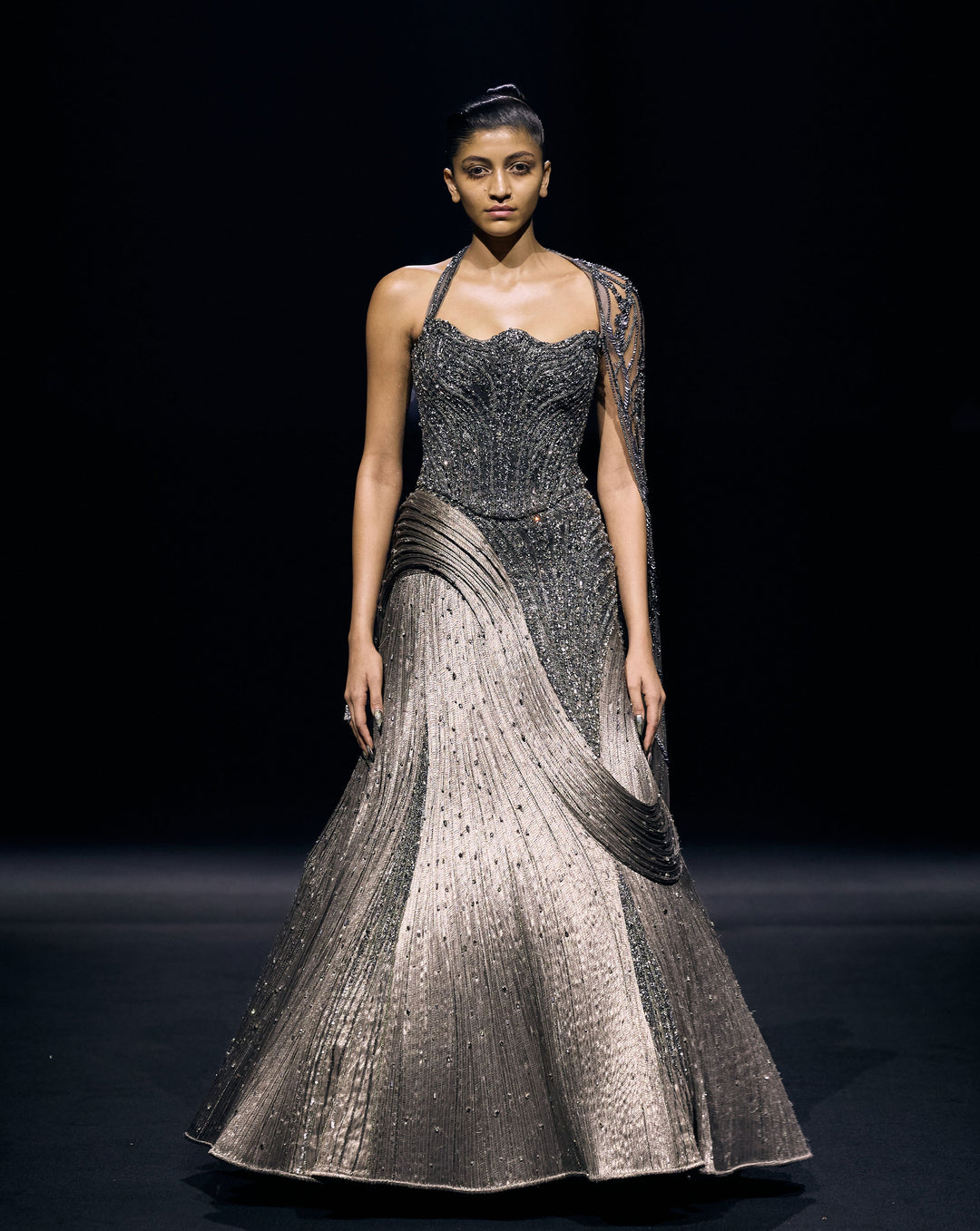 Orbital Wave Lehenga