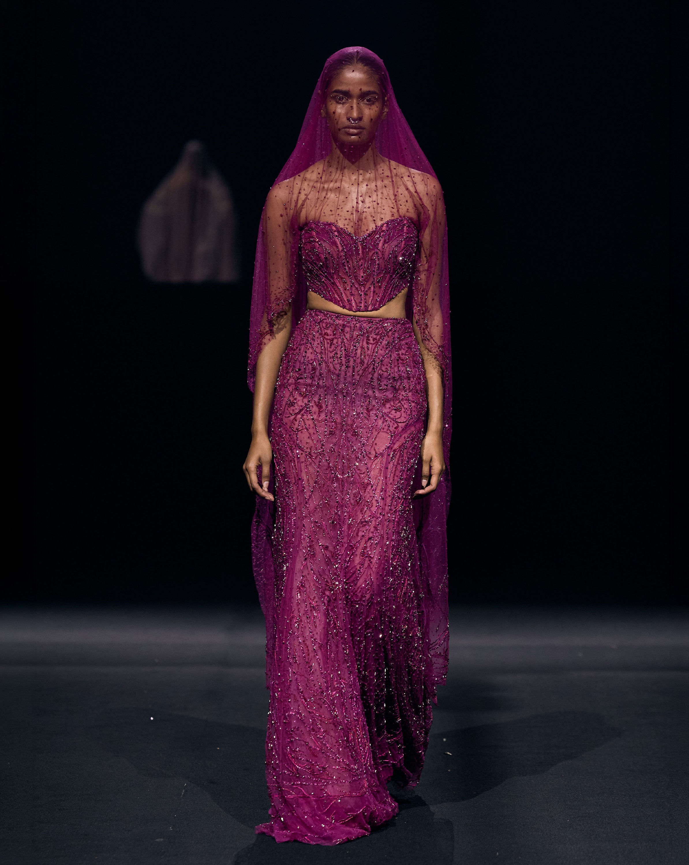 Fuchsia Bloom Lehenga