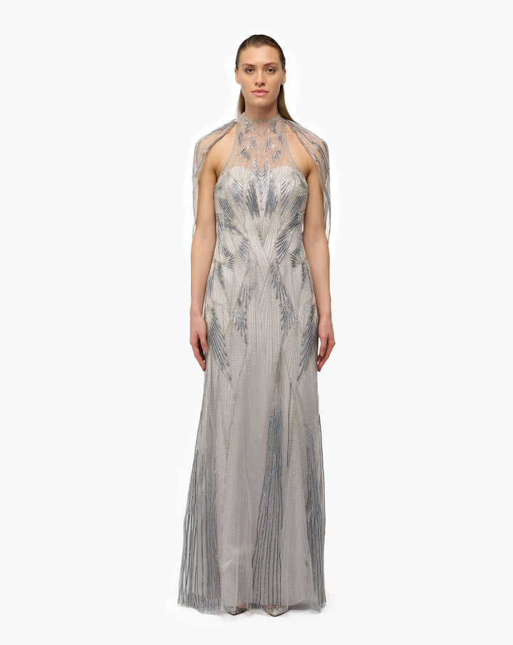 Aurora Veil Gown