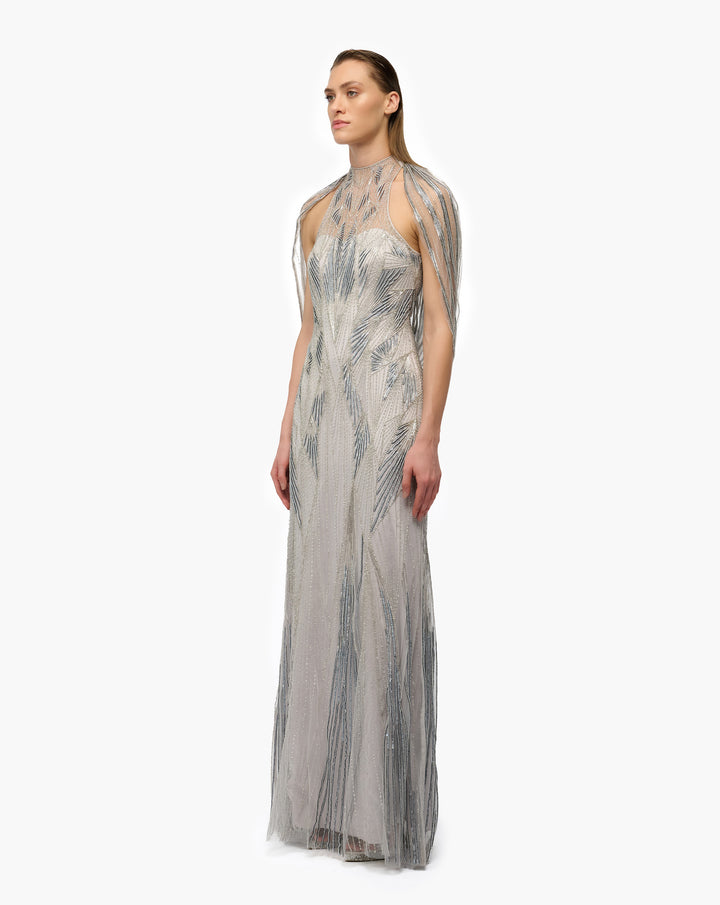 Aurora Veil Gown