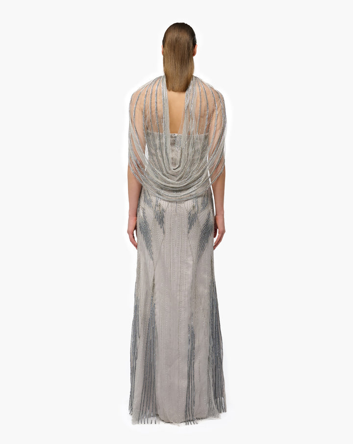 Aurora Veil Gown