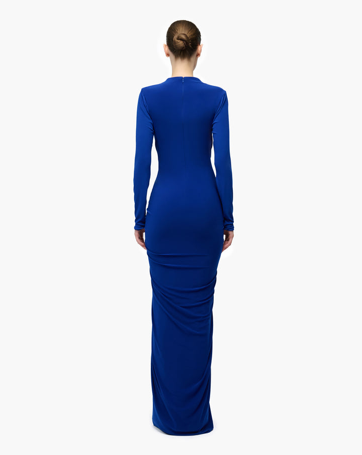 Ultramarine Drape Gown