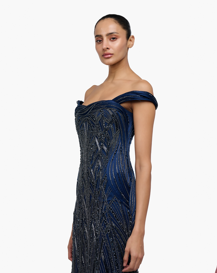 Orbit Line Sculpt Gown