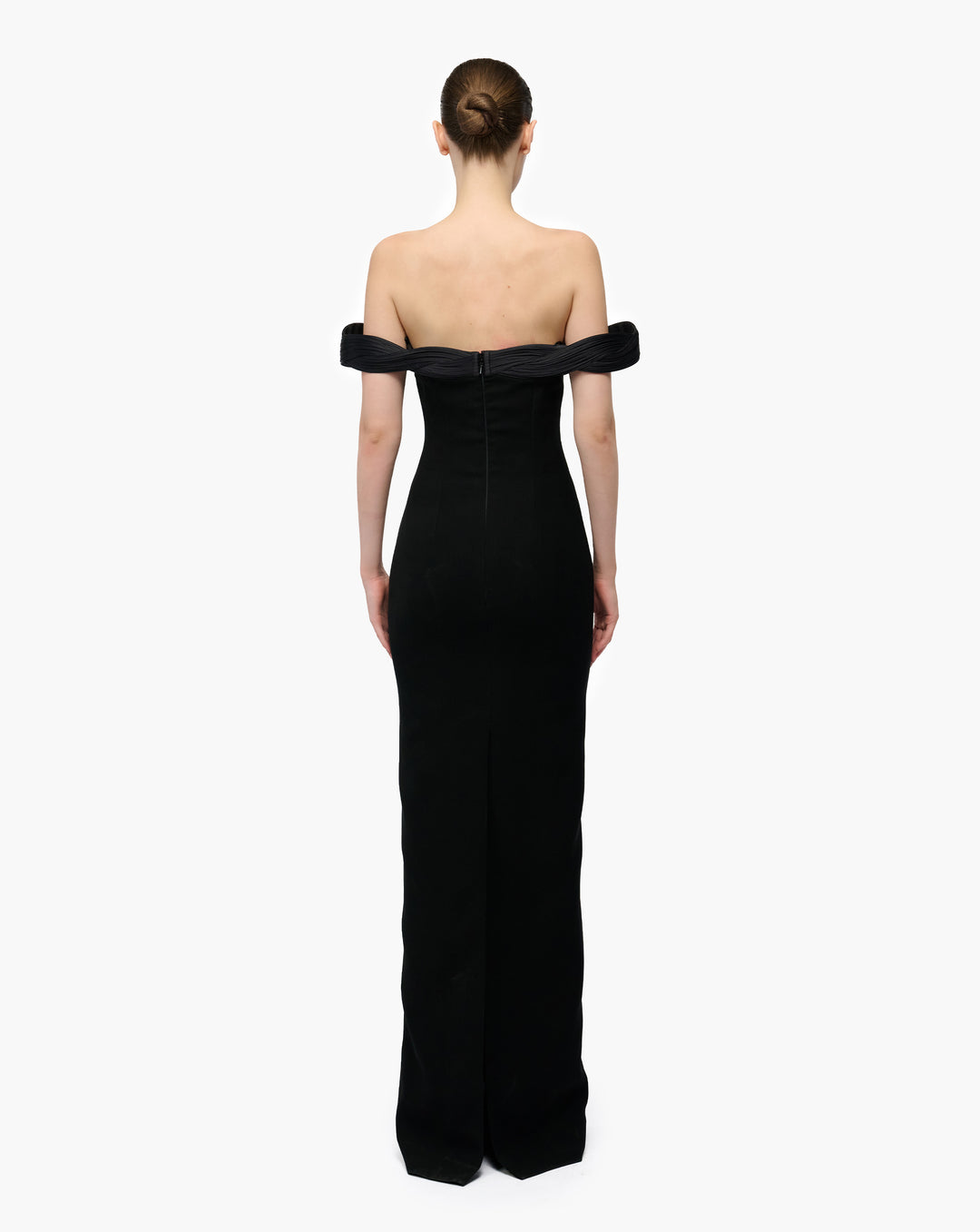Orbital Sculpted Column Gown