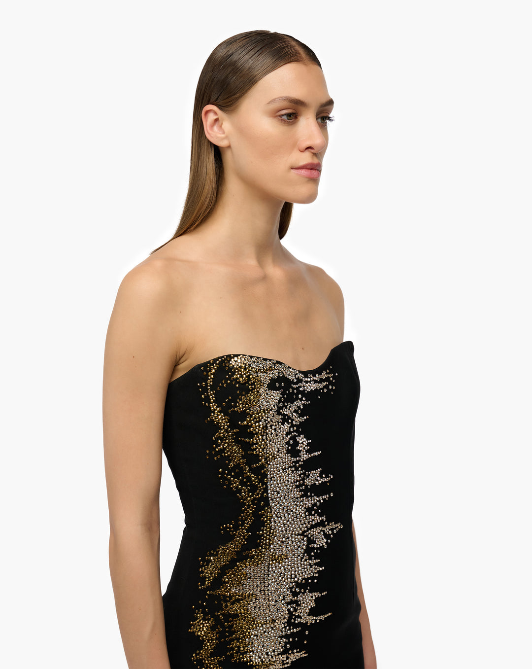 Midnight Anatomy Midi Dress