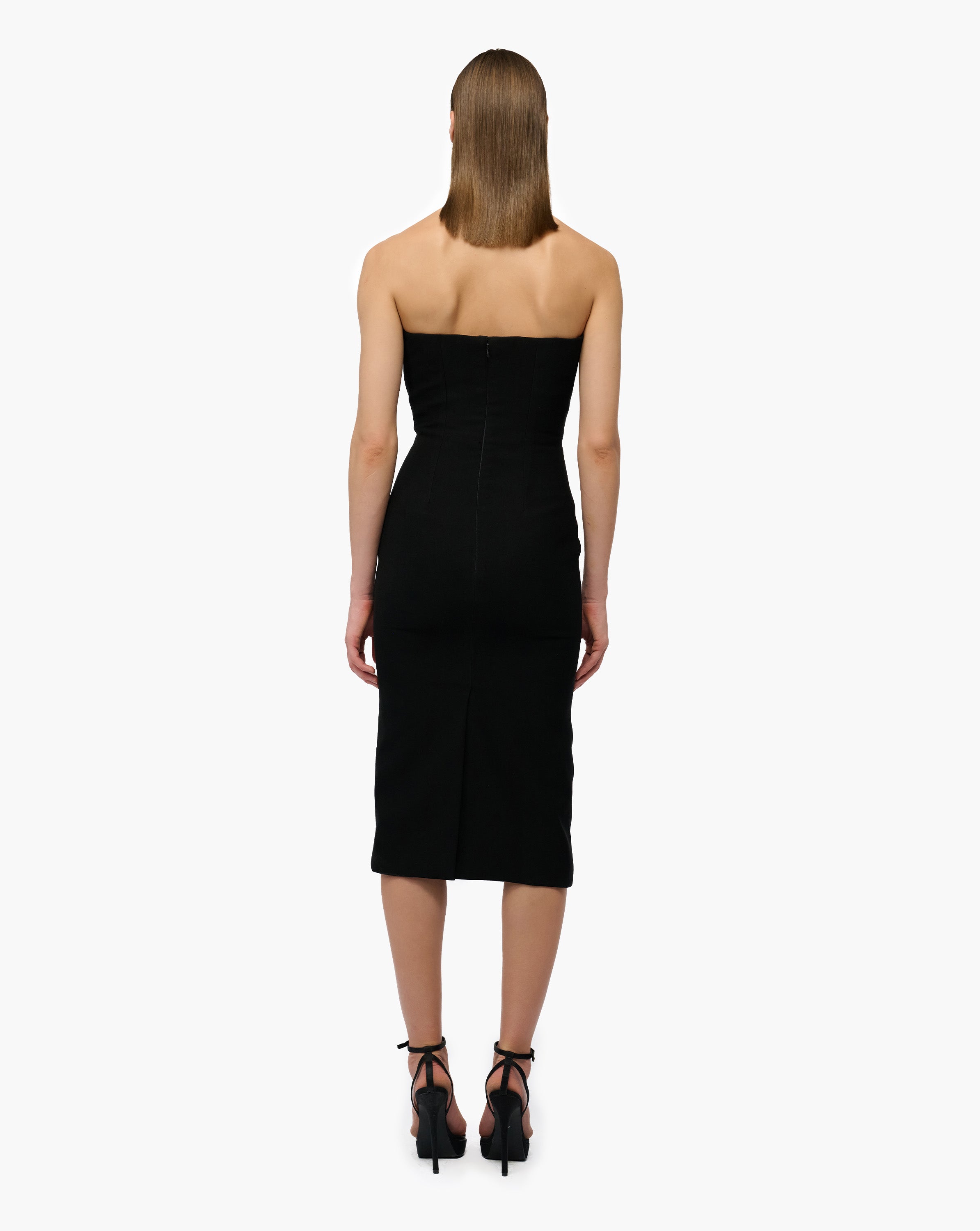 Midnight Anatomy Midi Dress