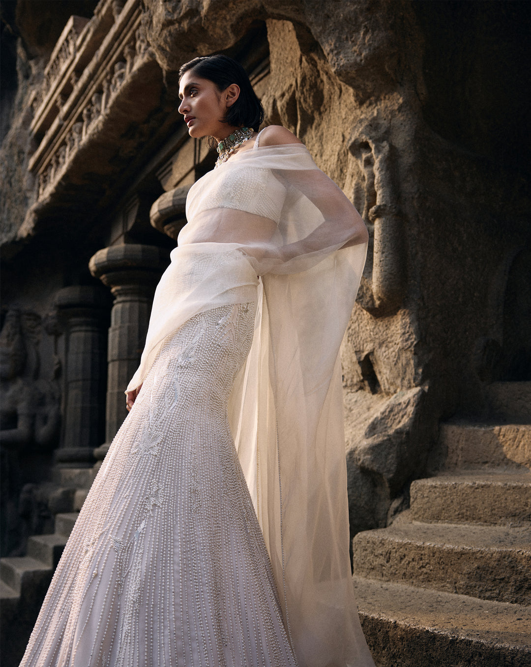 Floral Pearl Lehenga