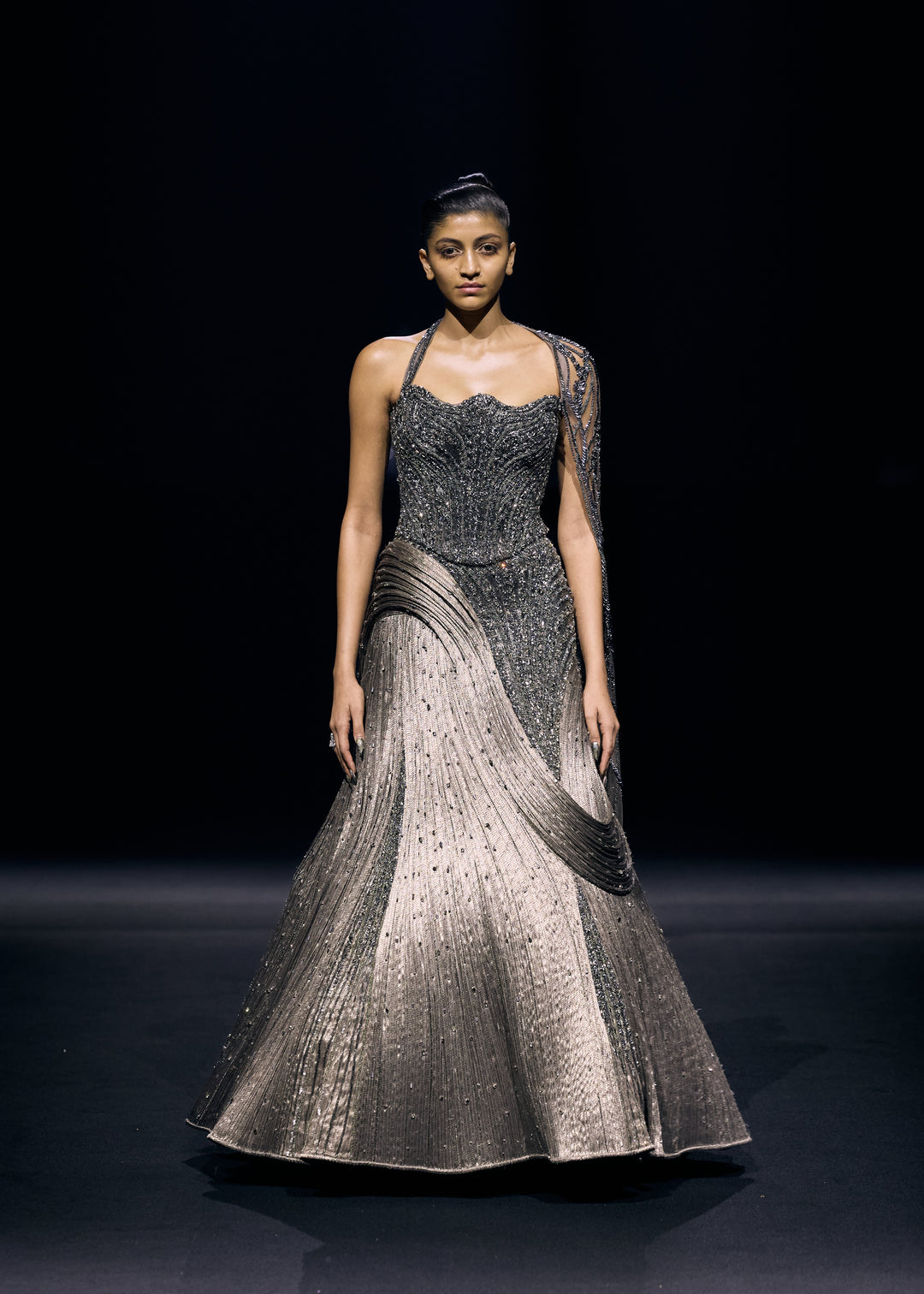 Orbital Wave Lehenga