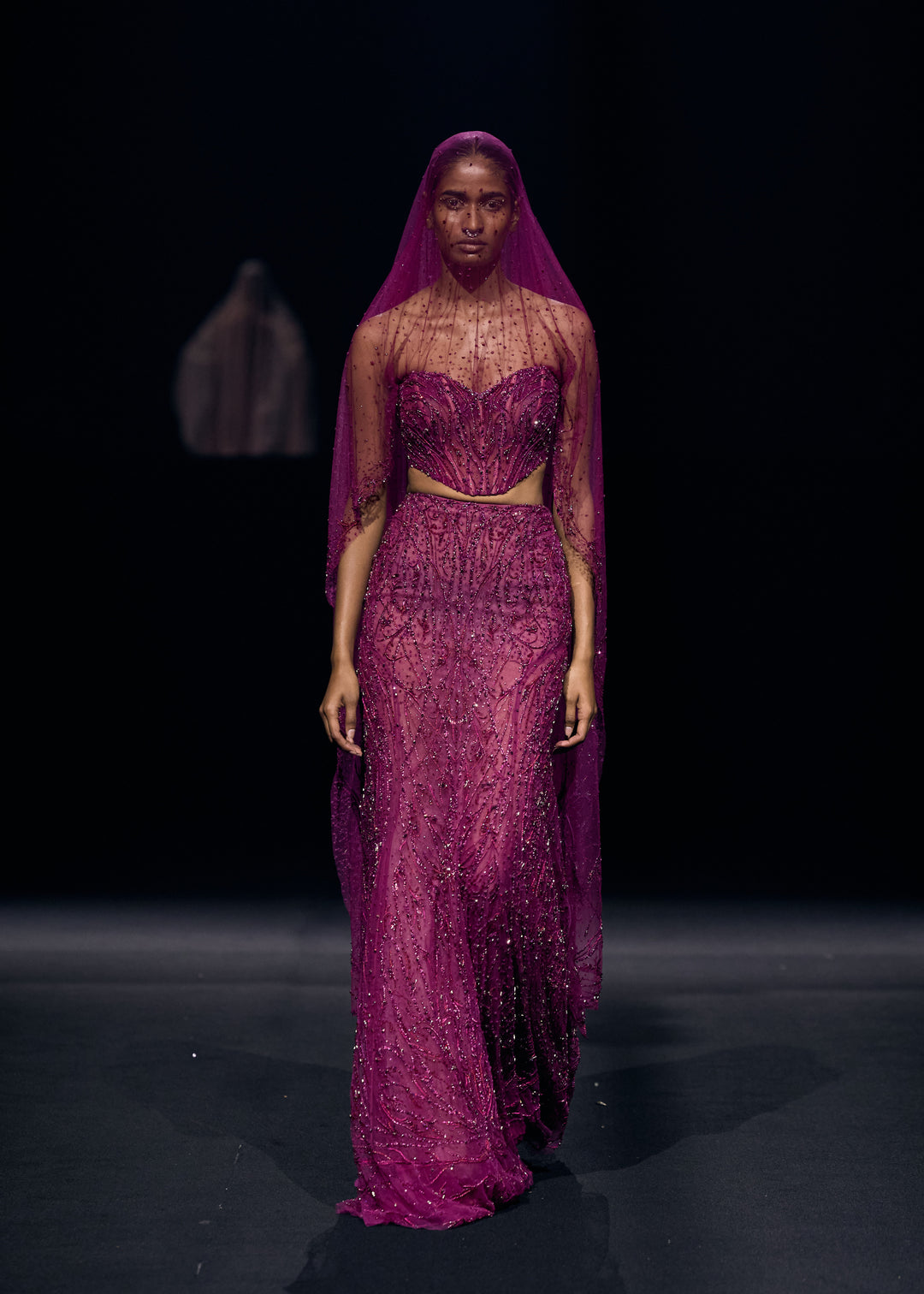 Fuchsia Bloom Lehenga