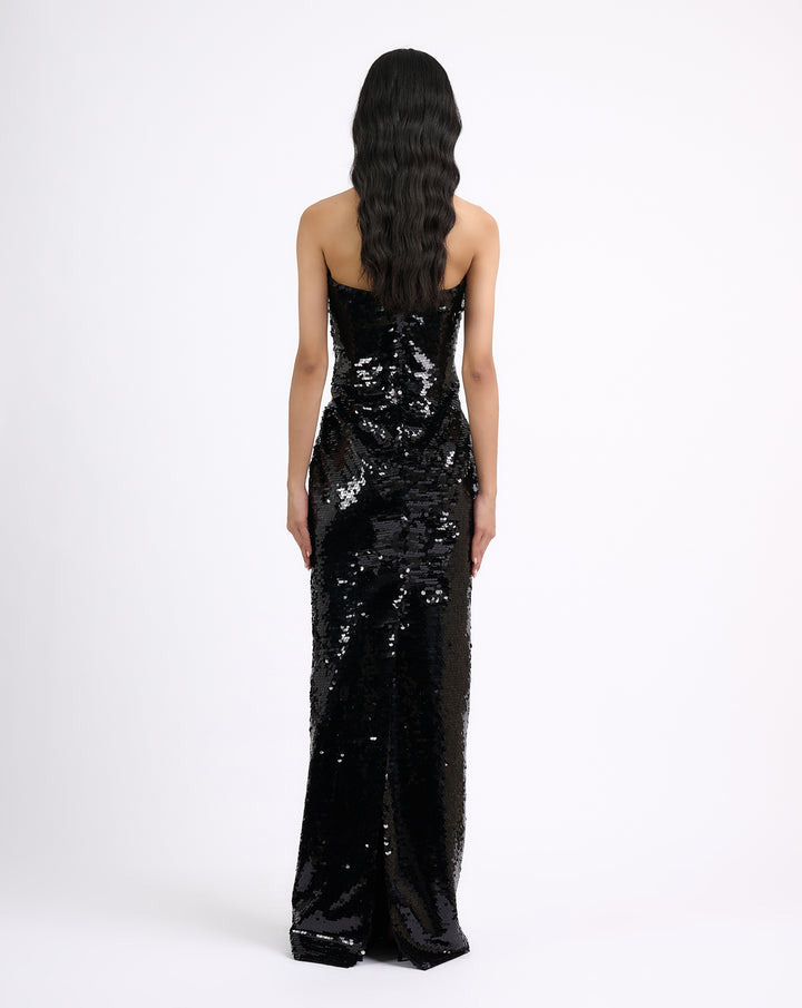 The Sequin Column Gown