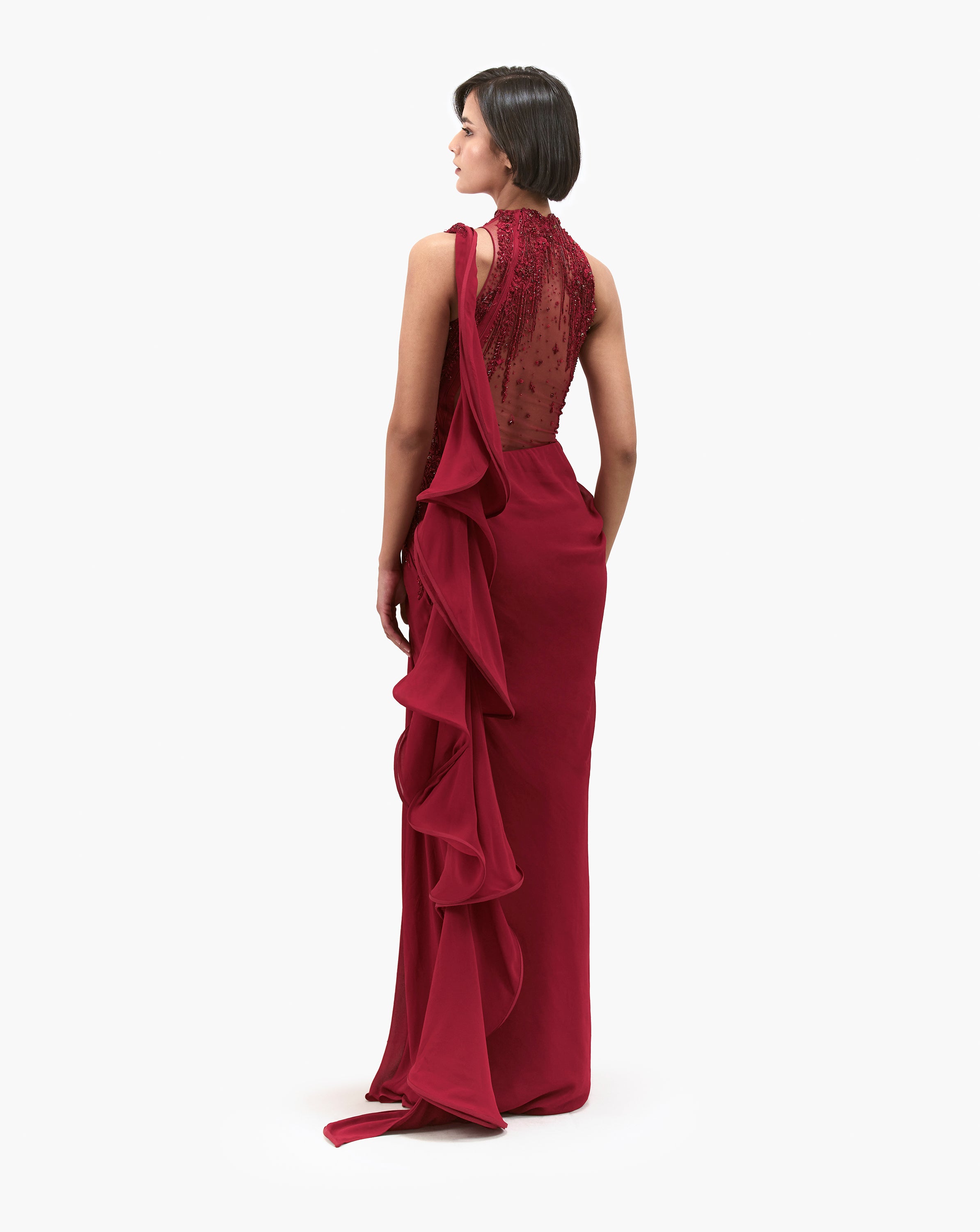 Celestine Saree gown
