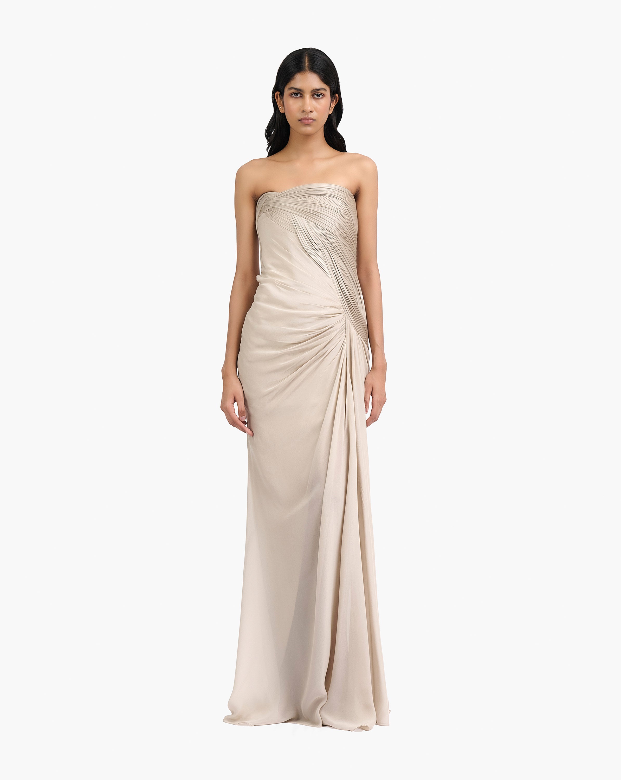 The Sand Draped Gown