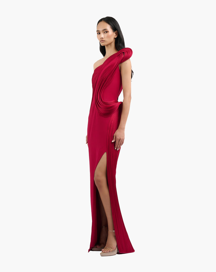 The Molded Wave Gown