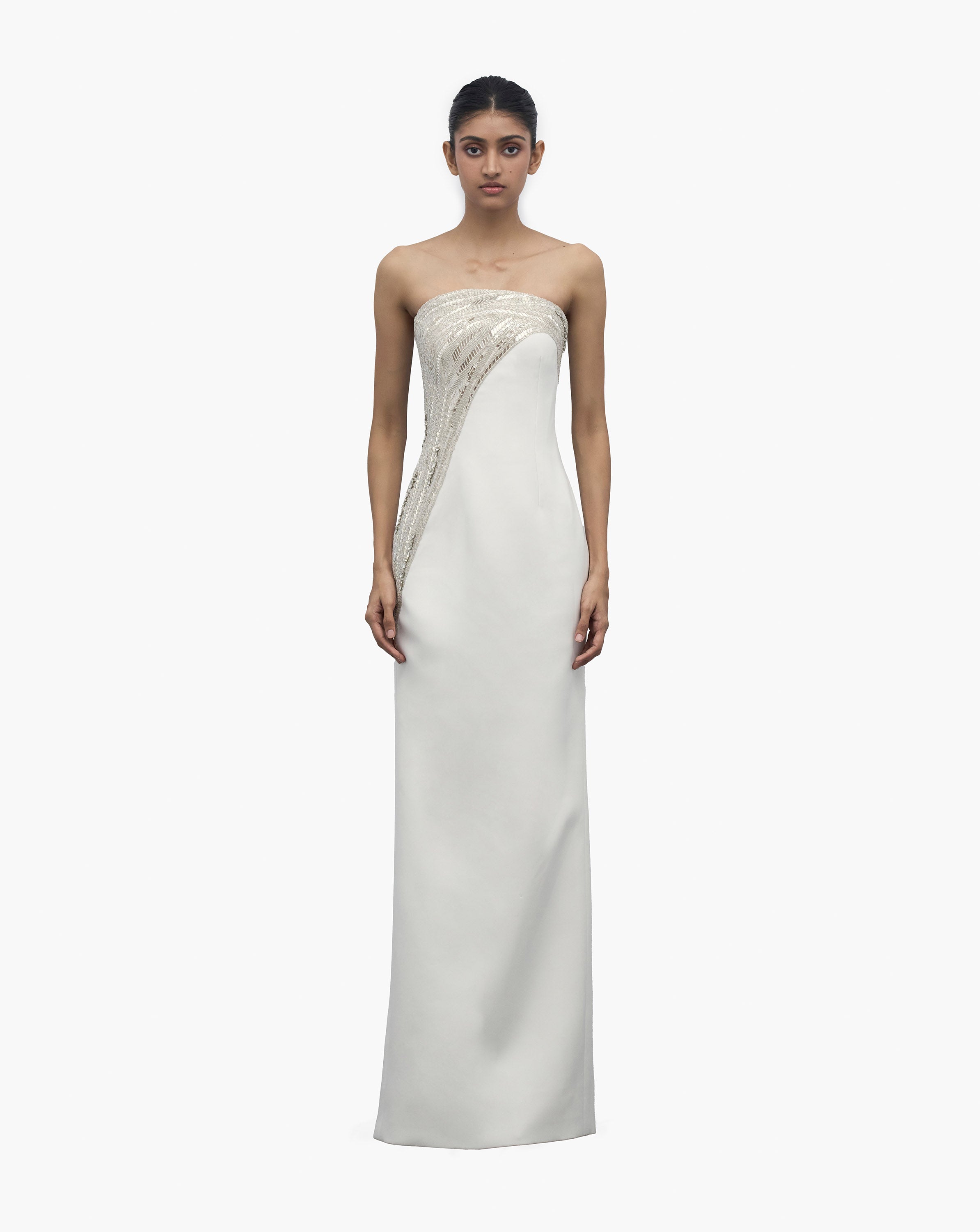 The Aura Column Gown
