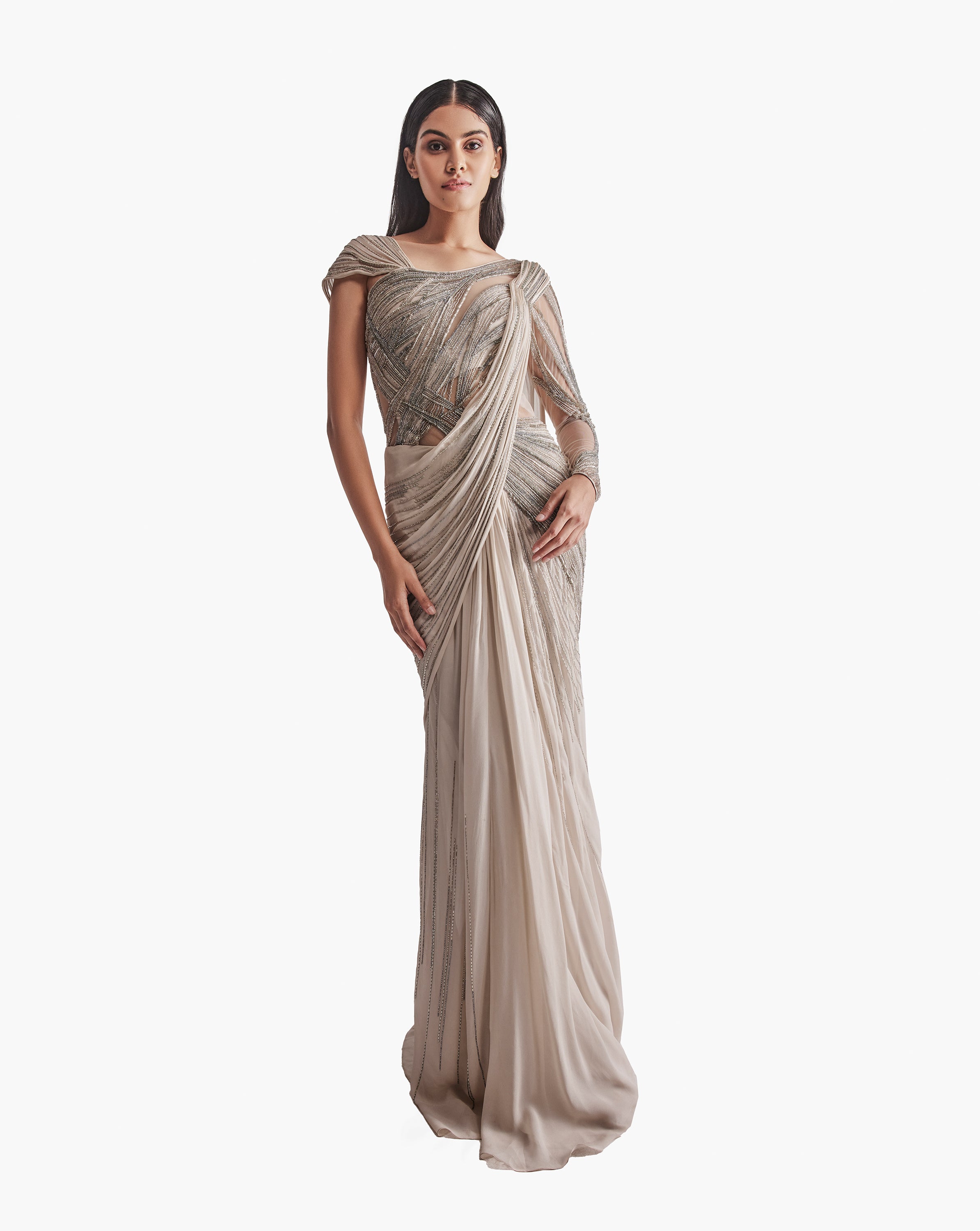 The Ecliptic Saree Gown