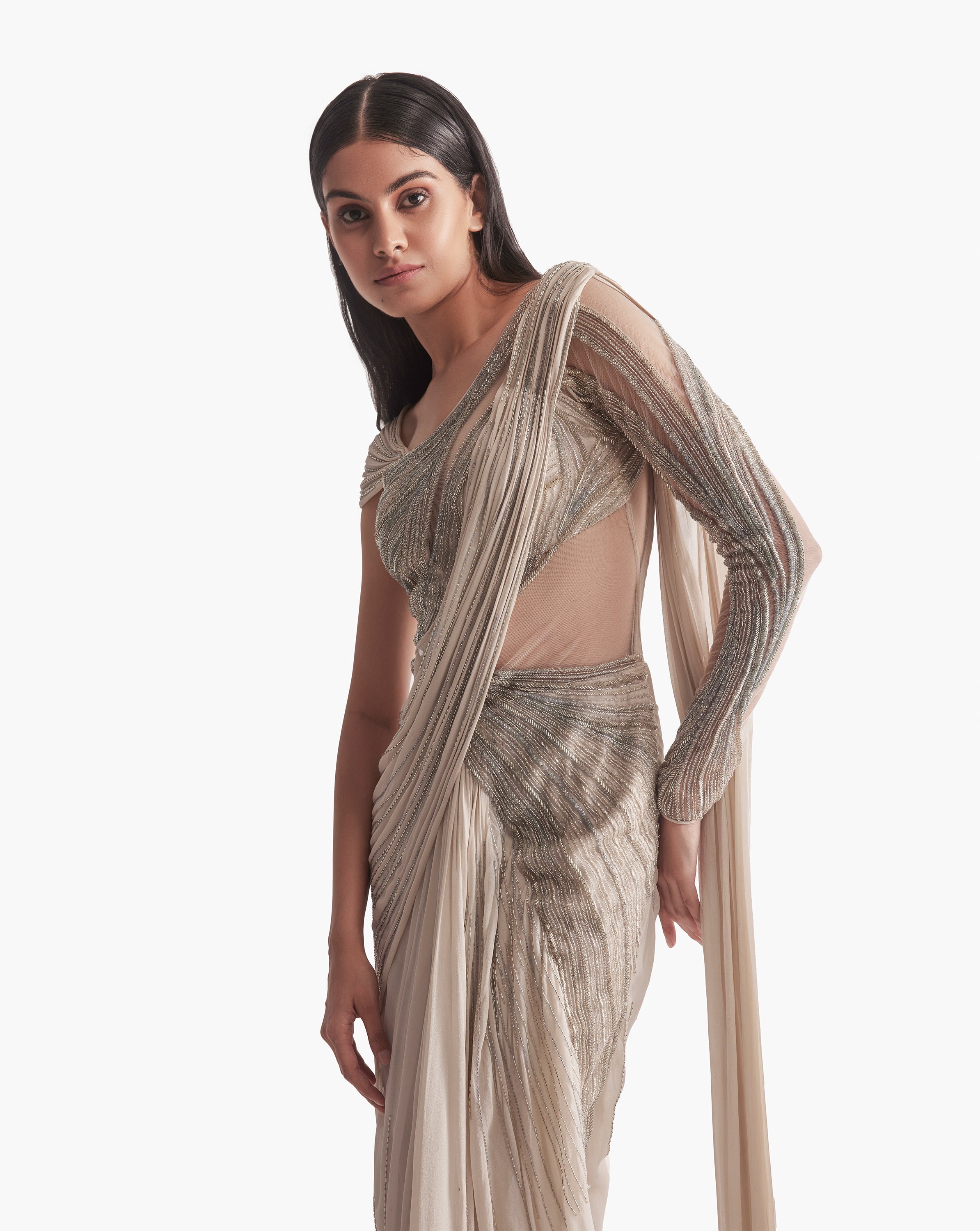 The Ecliptic Saree Gown
