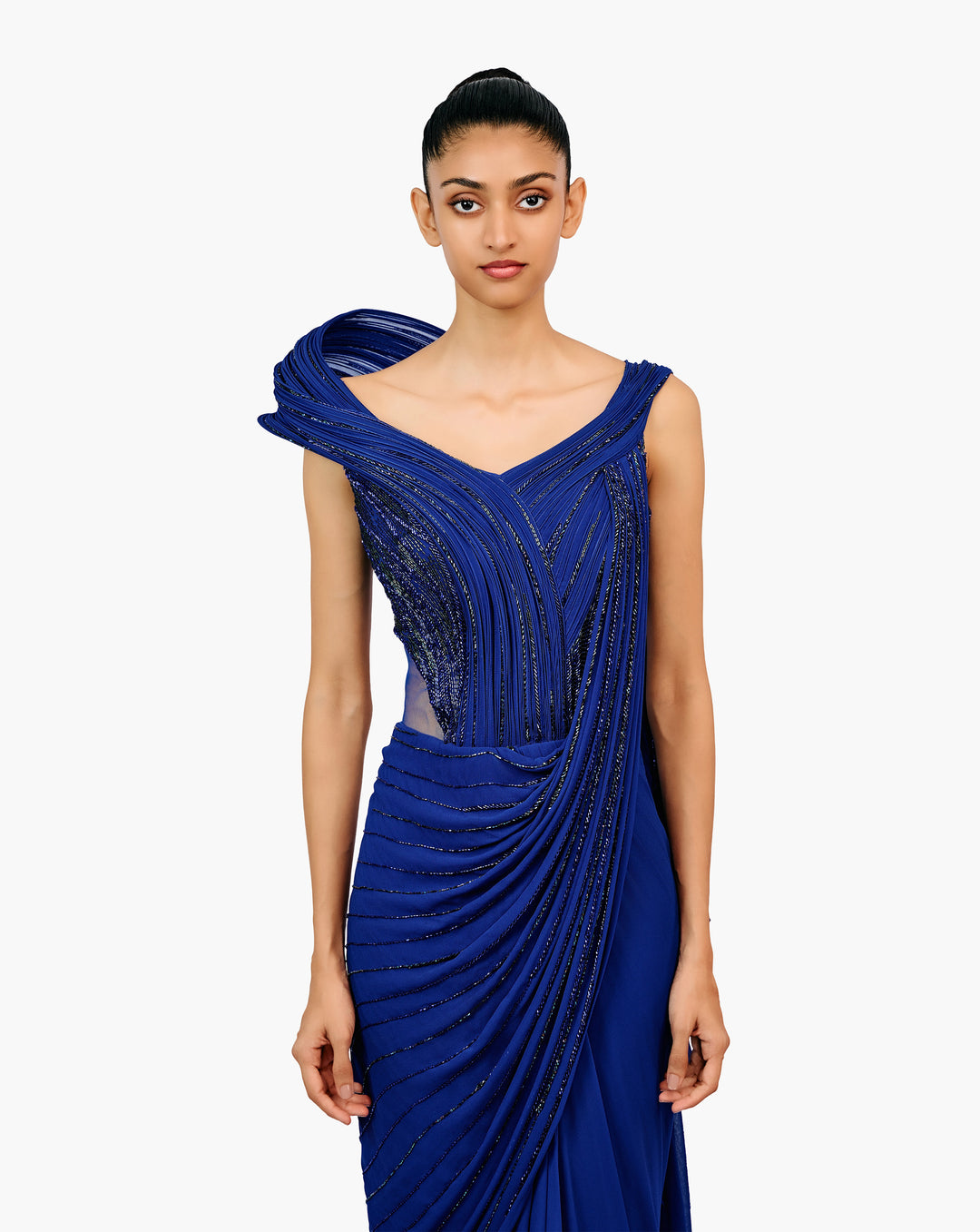 The Cosmic Sculpt Saree