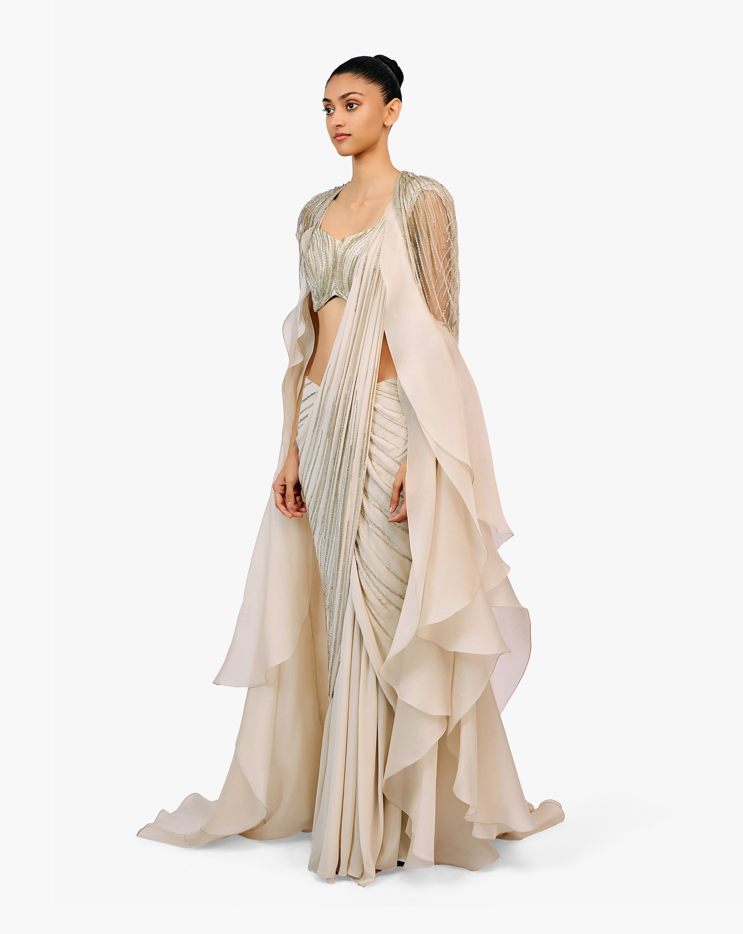 The Lunaris Saree Gown